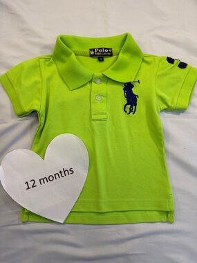 POLO - Ralph Lauren - short sleeve Polo Tee w/ large logo